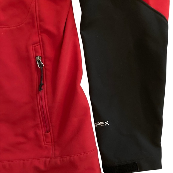 The North Face Men’s Red and Black Soft Shell Jacket - size S - Picture 4 of 8